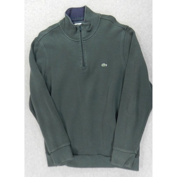 Lacoste Other - Lacoste Classic Alligator 1/2 Zip Pullover Sweater (Men's XXL) Fit's Like Large